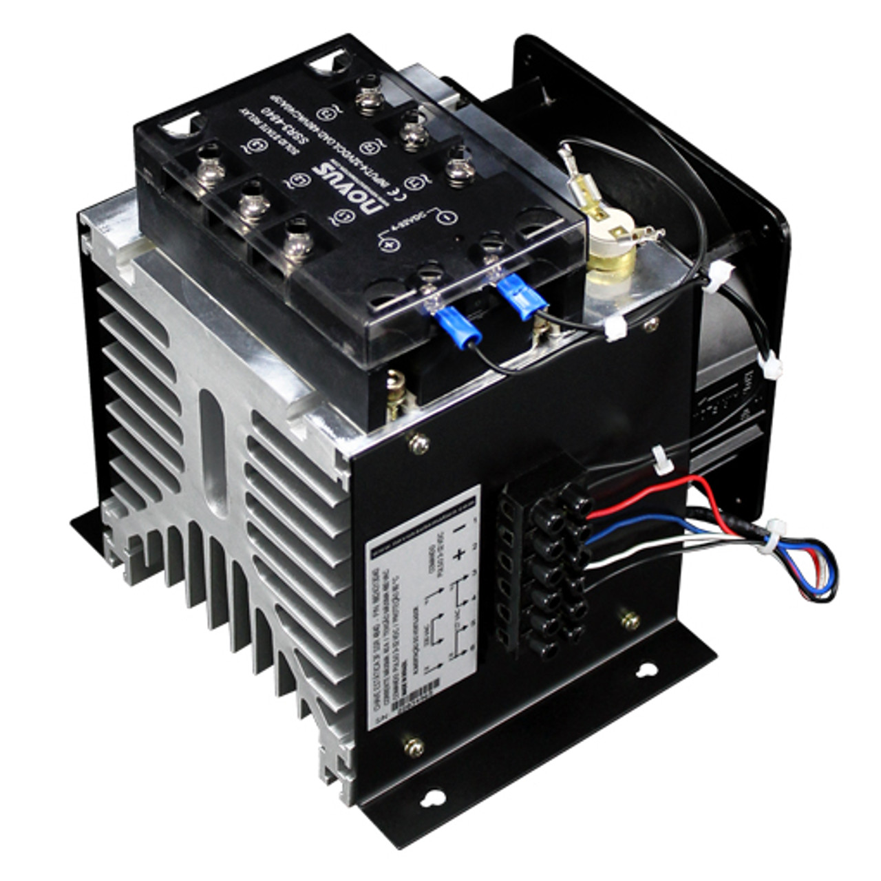 SSR 2P-80A-480V-NDP3-180 + Fan
