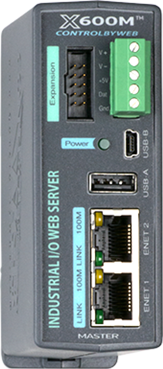 X-600M web-enabled Industrial I/O master controller