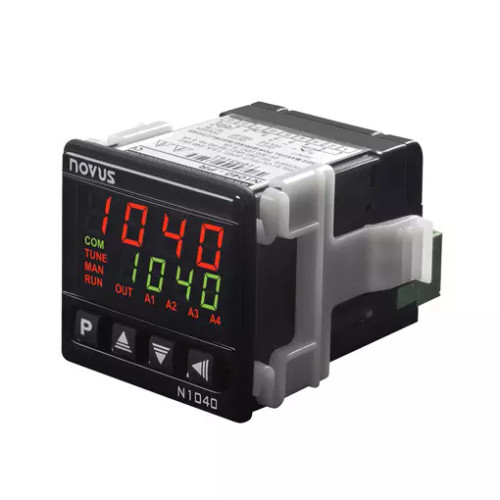 N1040-PRR USB 24V Temp. controller, 2 relays + pulse out, 48x48 mm