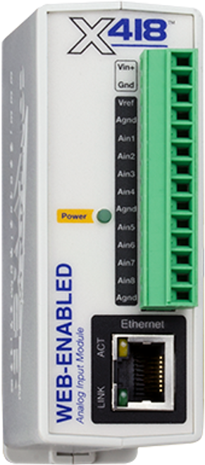 Analog Input Module
I/O: 8 Analog Inputs
Power Supply: POE