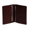 Genuine Bison Leather Billfold Wallet - Black Cherry Genuine Bison Leather Billfold Wallet - Black Cherry