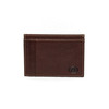 Italian Tumbled Full Grain Glove Leather ID/Card Case in Brown