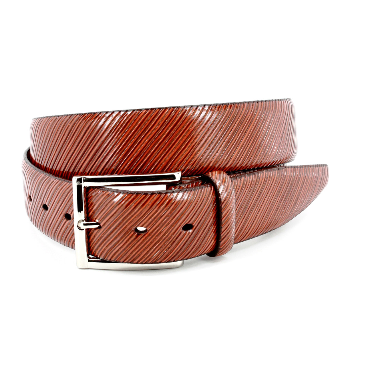 Torino Cotton Elastic Men's Belts in Black - Regul