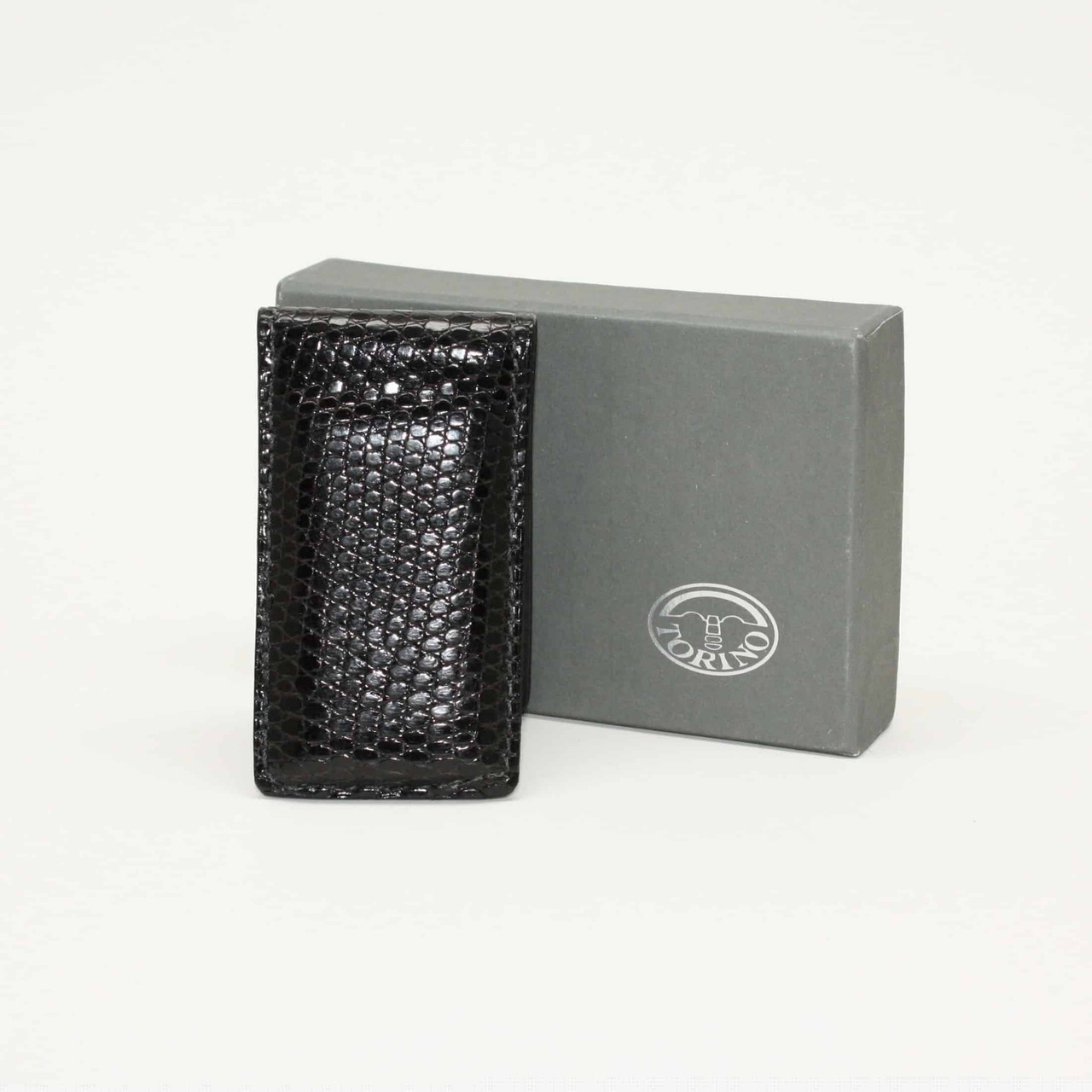 Black Lizard Money Clip Wallet