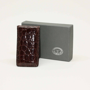 Genuine Alligator Clip Wallet