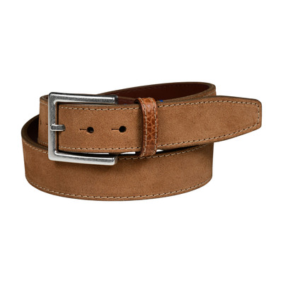 Suede Calfskin Casual Belt in Tan Suede Calfskin Casual Belt in Tan