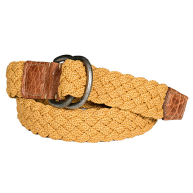 Torino Italian Woven Cotton Elastic Belt - Red main image 1