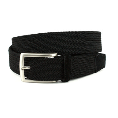 L'AIGLON woven elastic belt (BLACK×NAVY) L'AIGLON woven elastic belt (BLACK×NAVY) | everyone