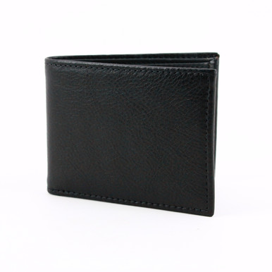 Black Milled Cow leather wallet, Luxury leather wallet for men WL310