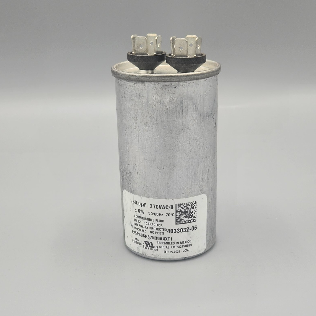 Capacitor, Compressor, 50mfd 370V - BTR Equipment Services