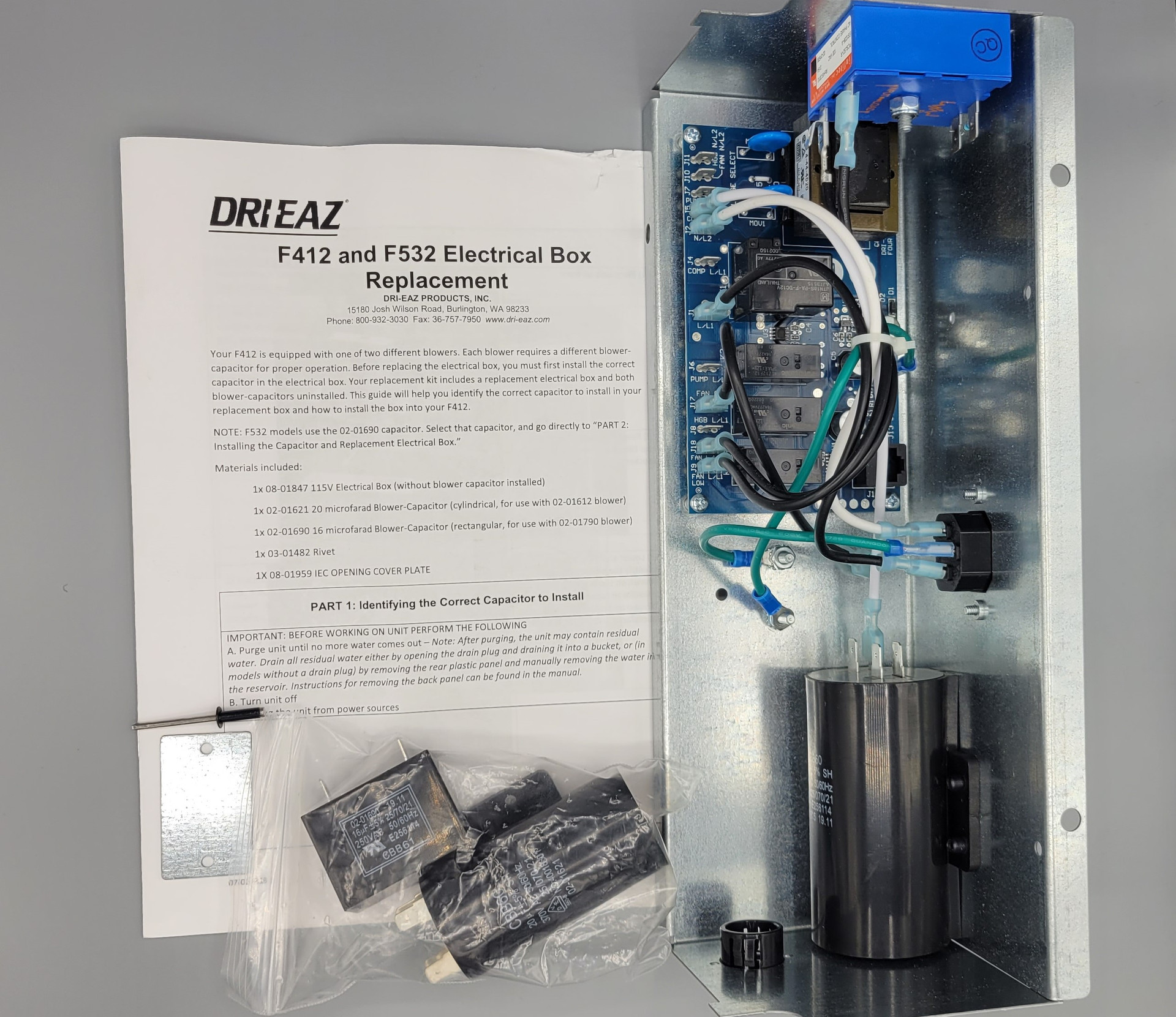 Dehumidifier Parts DriEaz Dehumidifiers LGR 7000 XLi F412 BTR Equipment Services