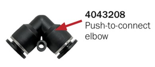 Push-to-connect Elbow, 3/8"