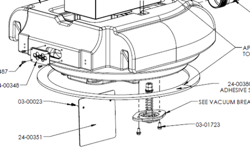 Top Cover Gasket - .375 X .437 SBR PSA