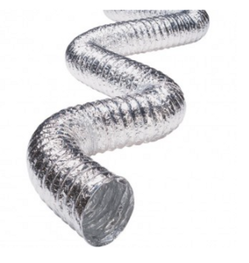 Flexible Duct, 10" dia. x 25 ft., clear, wire reinforced, Part Number: OAD10