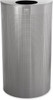 Rubbermaid Half-Round Open Top Bin - 45 Ltr - Perforated Stainless Steel - FGSH12SSPL