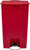 Rubbermaid Legacy Step-On Pedal Bin - 87 Ltr - Red - FG614600RED