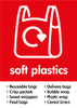 A4 Recycling Bin Sticker - Soft Plastics - PCA4SP