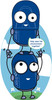 HD-BB08-2 - Biodrier Biobot 2 School Hand Dryer - Blue - Back Board