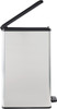 225913 - Curver Deco Slim Pedal Bin side-on picture that shows lid open