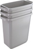 1800503050 - Three grey Durabin 60s stacked showing the benefit of the tapered design and space-efficient storage