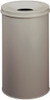 Durable Round Metal Fire Safe Waste Basket - 60 Ltr - Grey - 330710