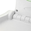MH42WHT - Close-up of baby changing unit hinge that is designed to prevent the trapping of fingers