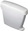 P+L Sanibin Feminine Hygiene Pedal Bin - 20 Ltr - White - FHB20W