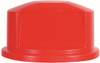 Rubbermaid BRUTE Dome Lid - 121.1 Ltr - Red - FG263788RED