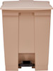 Rubbermaid Legacy Step-On Pedal Bin - 45 Ltr - Beige - FG614400BEIG