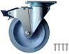 Swivel Casters for Rubbermaid Mega BRUTE - FG9W71L1GRAY