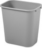 Rubbermaid Rectangular Wastebasket - 26.6 Ltr - Grey - FG295600GRAY