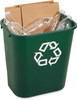 FG295606GRN - Suitable for collecting recyclables, such as paper, plastics, cardboard, cans and more