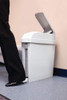 FG402338 - Rubbermaid Sanitary Waste Pedal Bin - 20 Ltr - White - In Use