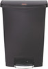 1883615 - Rubbermaid Slim Jim Front Step Pedal Bin - 90 Ltr - Black