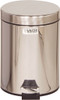 FGMST15SSPL - Rubbermaid Small Pedal Bin with Plastic Liner - 5.6 Ltr - Stainless Steel