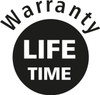 Manufacturer's lifetime warranty mark