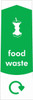 Slim Waste Bin Sticker - Food Waste - PC115FW