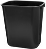 Rubbermaid Rectangular Wastebasket - 12.9 Ltr - Black - FG295500BLA