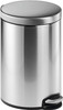 Durable 340123 - Round Pedal Bin - 12 Ltr - Silver