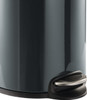 Durable 341058 - Round Pedal Bin - 5 Ltr - Charcoal Grey - Close-up of Pedal