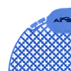 Airsenz Ultra Urinal Screen - Cotton Bloom - Close-up of Removable Lifespan Tabs Near Branding