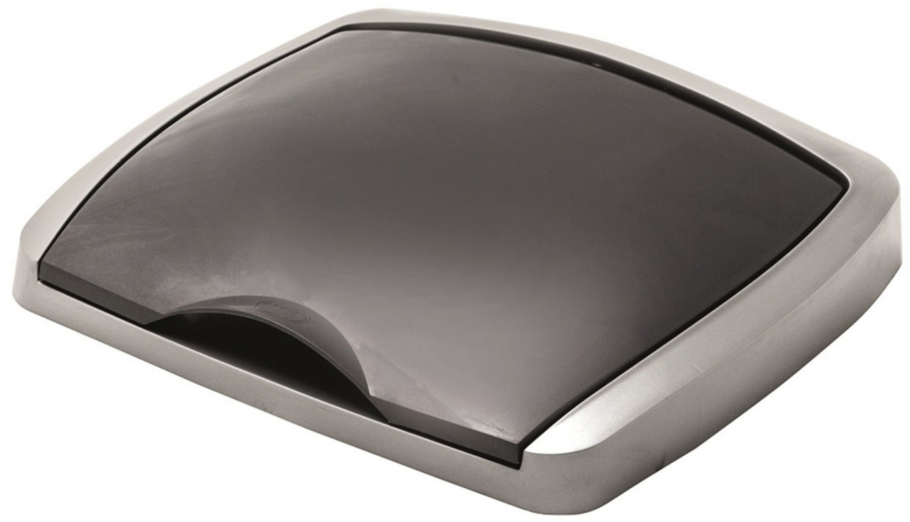 Addis Lift-Top Lid - 50 Ltr - Metallic Grey - 510725