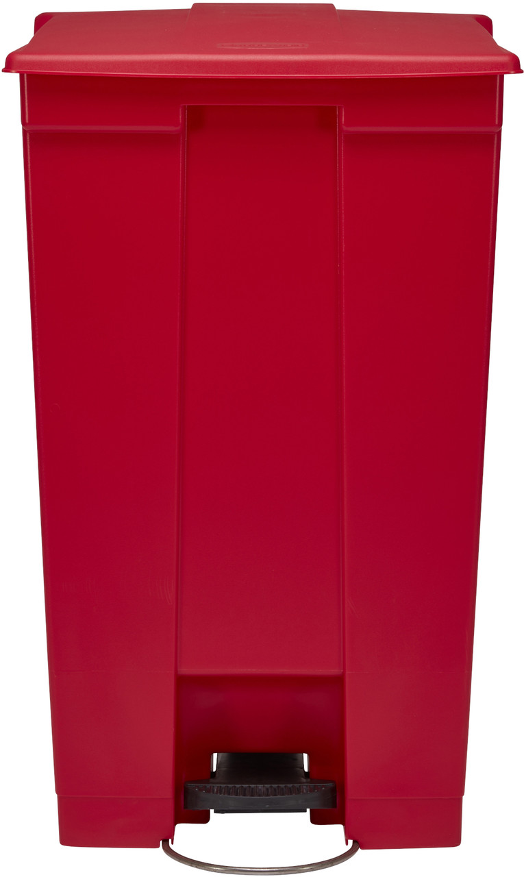 Rubbermaid Legacy Step-On Pedal Bin - 87 Ltr - Red - FG614600RED