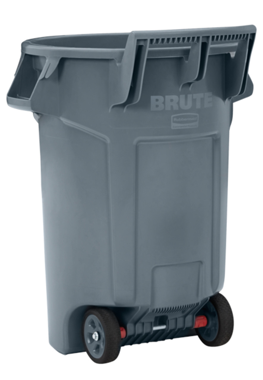 Rubbermaid Wheeled BRUTE Container - 167 Ltr - Grey - 2131929