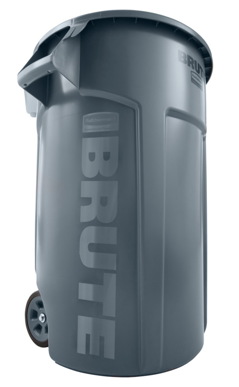 2131929 - Rubbermaid Wheeled BRUTE - 167 Ltr - Grey - The same BRUTE™ durability with added mobility