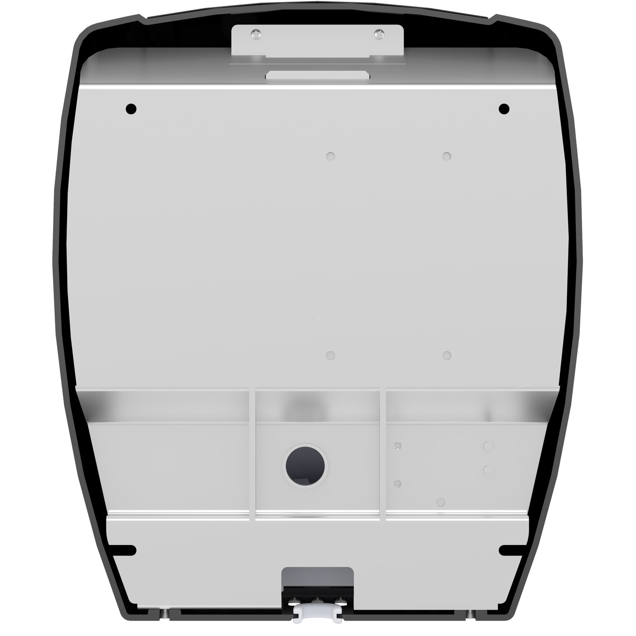 SENSADRI-EU-B - SensaDri® Hand Dryer 230v - Black - Rear - Ideal for Wall-Mounting in Busy Environments Like Restaurants, Stadiums, Concert Halls, Education Facilities and More