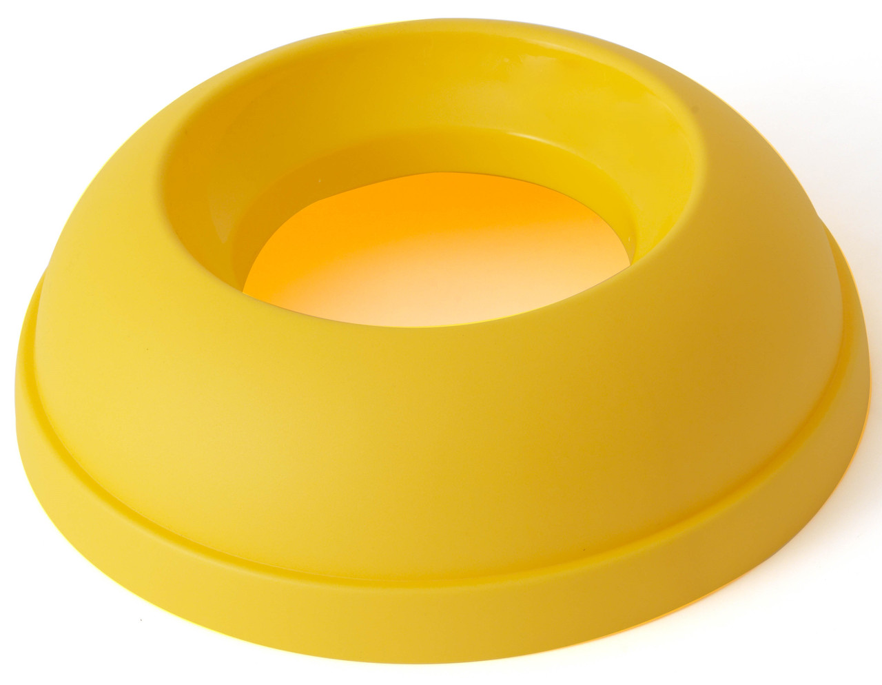 Addis Round Open Top Bin Lid - 50 Ltr - Yellow - 516197