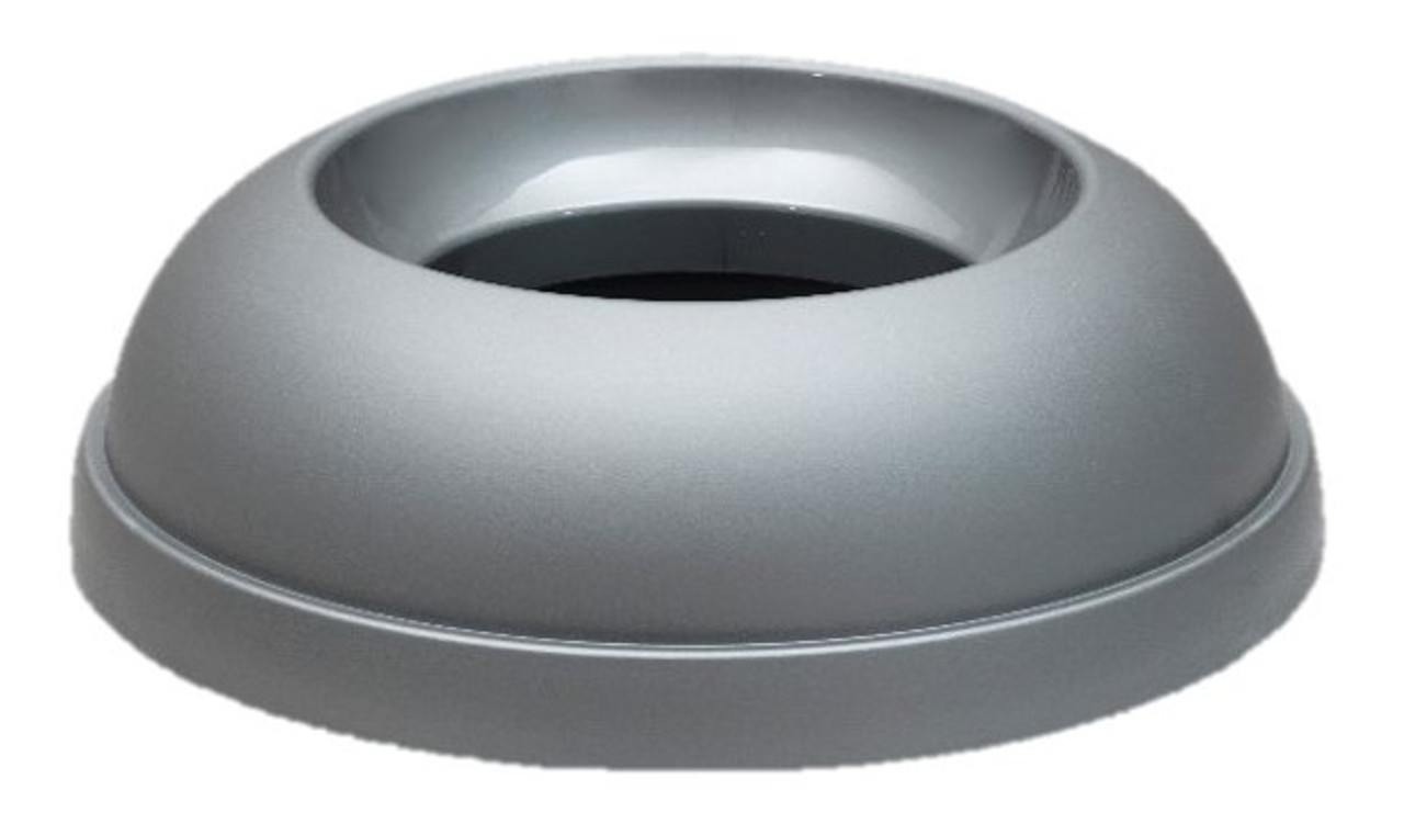 Addis Round Open Top Bin Lid - 50 Ltr - Metallic Grey - 512875