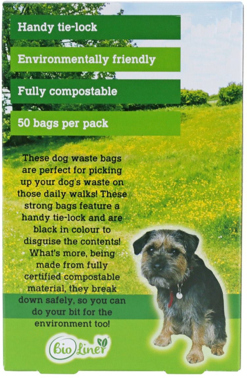 BLDog - BioLiner Compostable Dog Waste Bags - Strong biodegradable design reduces environmental impact