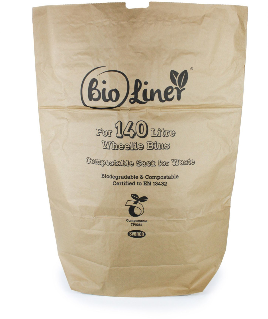 All-Green BioLiner Eco Sack Compostable Paper Sacks for Wheelie Bins - 140 Ltr - BLP140